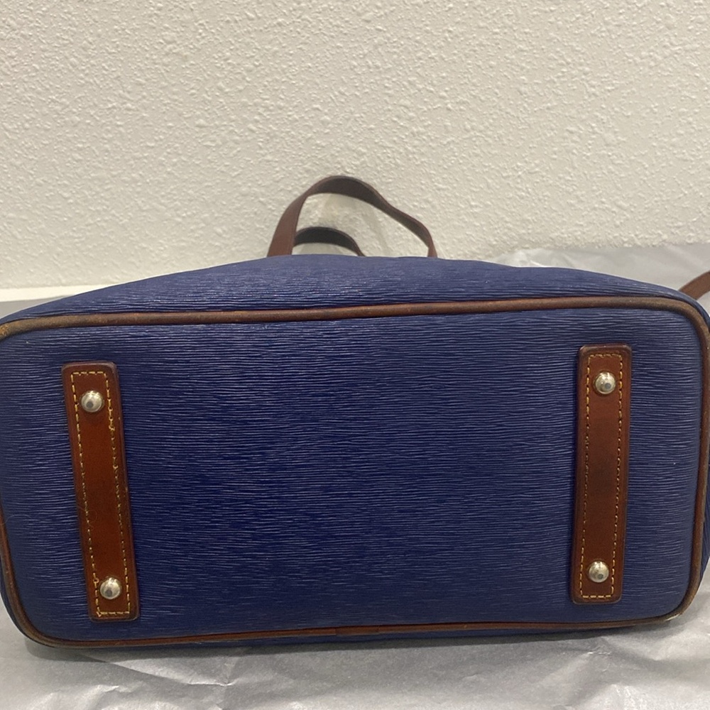 Dooney & Bourke Eva Cork Satchel Shoulder/ Handbag Bag in Navy - Picture 9 of 17